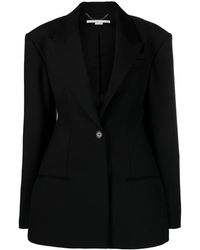 Stella McCartney - Fitted-Waist Single-Breasted Blazer - Lyst