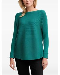 Benetton - Ribbed Boat-Neck Sweater - Lyst