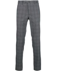 Incotex Checked Trousers - Grijs