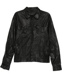 Giorgio Brato - Veste À Col En Cuir - Lyst