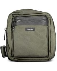 Calvin Klein - Logo-Patch Messenger Bag - Lyst