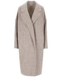 Dusan - Oversized Herringbone Coat - Lyst