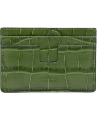 Tom Ford - T Line Crocodile-Effect Card Holder - Lyst