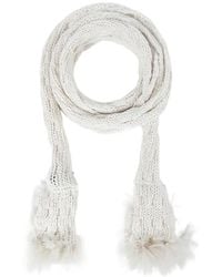 Ann Demeulemeester - Sciarpa Rae Con Piume - Lyst