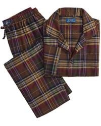 Polo Ralph Lauren - Plaid Flannel Sleep Set - Lyst