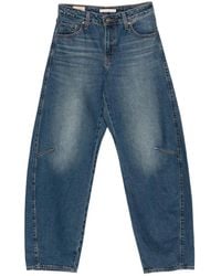 Levi's - Logo-Patch Balloon-Leg Denim Jeans - Lyst
