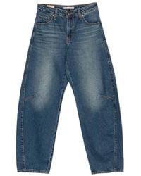 Levi's - Logo-Patch Balloon-Leg Denim Jeans - Lyst