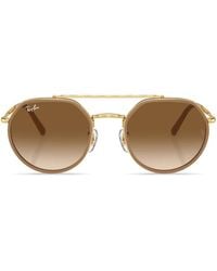 Ray-Ban - ラウンドフレーム サングラス - Lyst