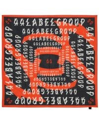 44 Label Group - Schal Mit Logo-Print - Lyst
