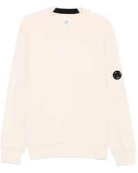 C.P. Company - Crew Neck Sweatshirt With Lens Detail - Lyst