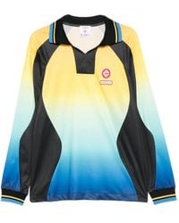 CASABLANCA - Gradient Effect T Shirt Full Sleeve Football Top - Lyst