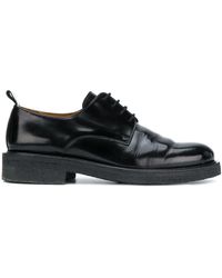 AMI Derbies creeper semelle en crêpe - Noir