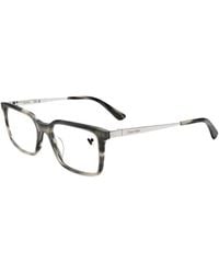 Calvin Klein - Tortoiseshell-Effect Rectangle-Frame Glasses - Lyst