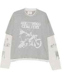 ERCOLE STUDIO - Graphic-Print Layered T-Shirt - Lyst