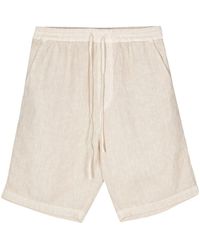 120% Lino - Linen Bermuda Shorts - Lyst