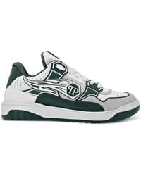 Philipp Plein - Logo-Patch Low-Top Sneakers - Lyst