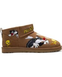 UGG - Ultra Mini Stiefel Mit Stickerei - Lyst