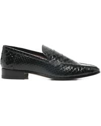 Paris Texas - Alain Reptile-Effect Loafers - Lyst