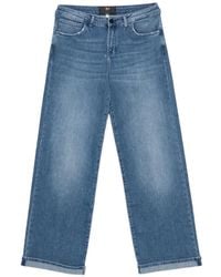 3x1 - Charlie Cuffed Wide-Leg Jeans - Lyst