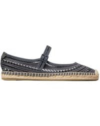 Tory Burch - Open-Weave Mary Jane Espadrilles - Lyst