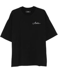 Amiri - Logo-Embroidered T-Shirt - Lyst