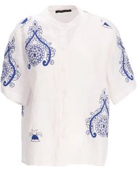 Greek Archaic Kori - Camisa Con Motivo De Cachemira - Lyst