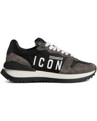 DSquared² - Running Icon-print Sneakers - Lyst