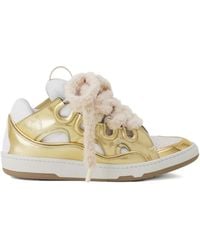 Lanvin - Sneakers mit Kordelspitze - Lyst