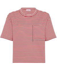 Brunello Cucinelli - T-Shirt A Righe - Lyst