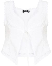 Amir Slama - X Jade Picon Lace Tie-Detail Top - Lyst