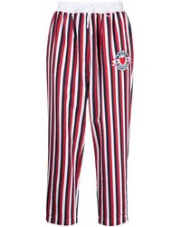 Love Moschino - Striped Drawstring Trousers - Lyst