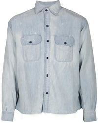 MonoStereo - Raw-Hem Shirt - Lyst