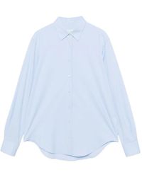 Xacus - Marta Button-Down Overhemd Met Gewelfde Afwerking - Lyst