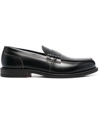 Henderson - Almond Toe Calf-leather Loafers - Lyst