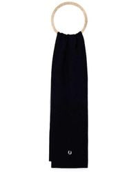 Fred Perry - Embroidered-Logo Scarf - Lyst