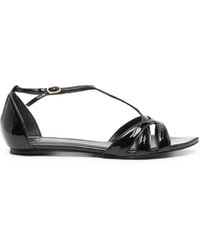 Carrano - Leather Flat Sandals - Lyst