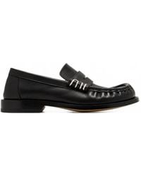 JW Anderson - Contrast-Stitch Penny Loafers - Lyst