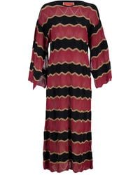 La DoubleJ - Hang Ten Katoenen Maxi-Jurk - Lyst
