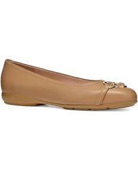 Geox - Annytah Plaque-Embellishment Ballet Flats - Lyst