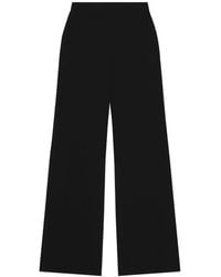 Blumarine - Ribbed-Waistband Wool Trousers - Lyst