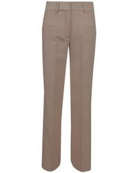 FEDERICA TOSI - Pressed-Crease Tailored Trousers - Lyst
