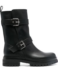 Gianvito Rossi - Amphibian Buckle Ankle Boots - Lyst