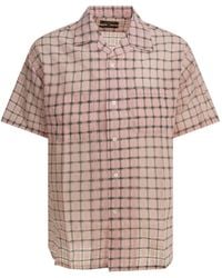 Beams Plus - Camisa Con Estampado A Cuadros Y Manga Corta - Lyst