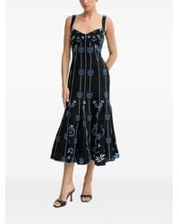 Charo Ruiz - Naia Embroidered Sleeveless Maxi Dress - Lyst
