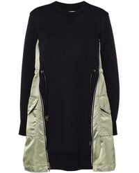 Sacai - Panelled Mini Dress - Lyst
