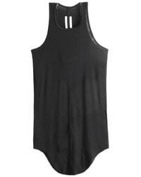 Rick Owens - Curved-Hem Racerback Tank Top - Lyst