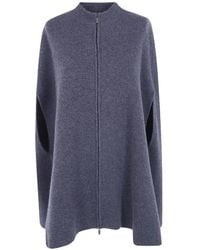 Gentry Portofino - Zip-Up High-Neck Cape - Lyst