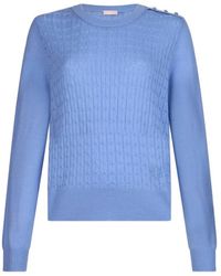 Liu Jo - Cable-Knit Sweater - Lyst