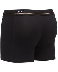 HUGO - Pack De Cinco Bóxeres De Algodón Elástico Con Cinturilla Con Logo - Lyst