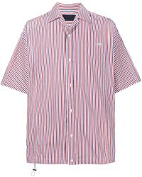 Juun.J - Striped Short-Sleeve Shirt - Lyst
